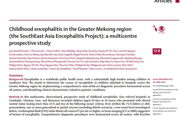 Juilley 2024 - Article: Childhood encephalitis in the Greater Mekong region...